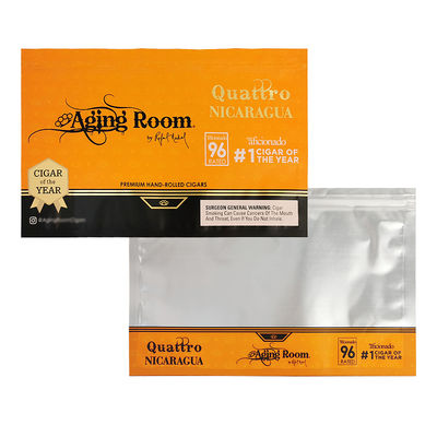 Saco de selagem lateral para impressão rotogravura Sacos plásticos PET/PE Bolsa de tabaco Bolsa de charuto com zíper