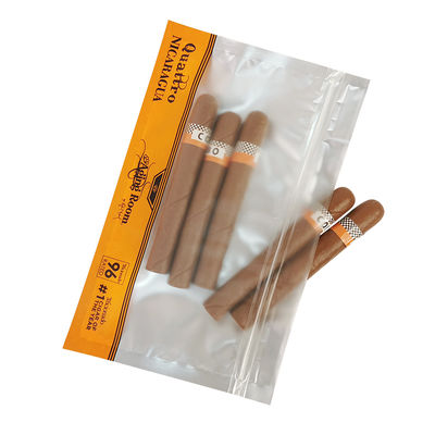 Saco de selagem lateral para impressão rotogravura Sacos plásticos PET/PE Bolsa de tabaco Bolsa de charuto com zíper