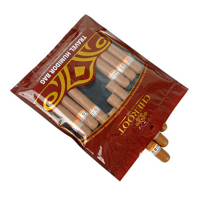 Sacos de plástico de tabaco personalizados Sacos de plástico de embalagem Sacos de plástico Sacos individuais de charutos Sacos de humidade de charutos