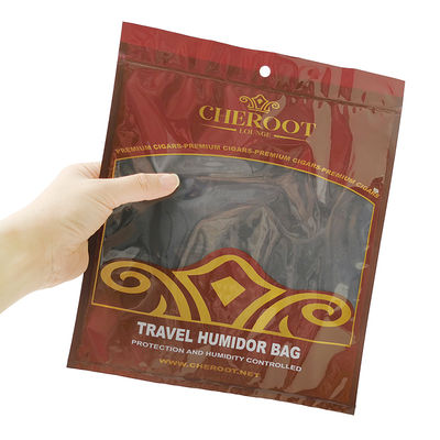 Sacos de plástico de tabaco personalizados Sacos de plástico de embalagem Sacos de plástico Sacos individuais de charutos Sacos de humidade de charutos