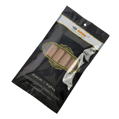 Saco de embalagem de charutos de cigarro de fecho de fecho de tabaco embalado em embalagem de folhas de tabaco embalado em embalagem de alimentos congelados embalado em embalagem de alimentos