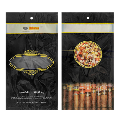 Saco de embalagem de charutos de cigarro de fecho de fecho de tabaco embalado em embalagem de folhas de tabaco embalado em embalagem de alimentos congelados embalado em embalagem de alimentos