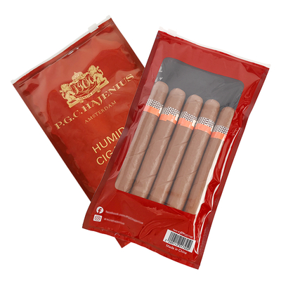 Sacos de plástico com zíper para umidificação de charutos com sistema humidificado e esponja