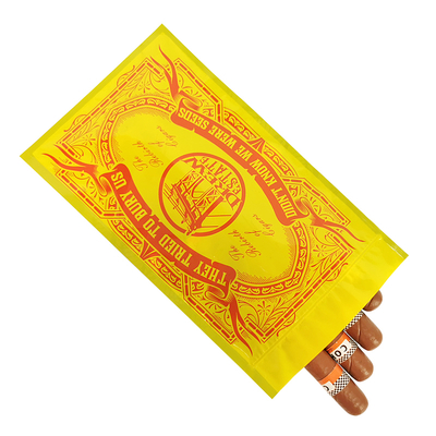 Venda Direta da Fábrica Bolsas de Charuto Personalizadas de Alta Qualidade/Bolsas de Charuto com Umidade com Zíper e Janelas