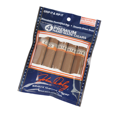 Sacos de charutos de plástico de design personalizado Humidade Sacos de charutos com camada de umidificador