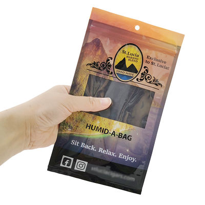 Sacos de Embalagem para Humidor de Charutos Personalizados Bolsa de Armazenamento com Humidificador de Mesa para Charutos