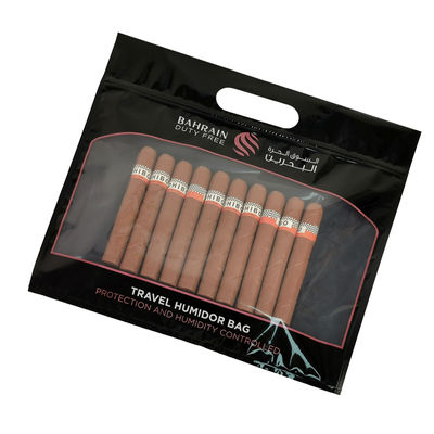 Personalização Impressão Umidade Sacos de charutos Zipper Humidor de charutos Embalagem Viagens Umidade Humidificador Saco