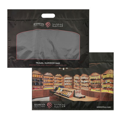 Personalização Impressão Umidade Sacos de charutos Zipper Humidor de charutos Embalagem Viagens Umidade Humidificador Saco