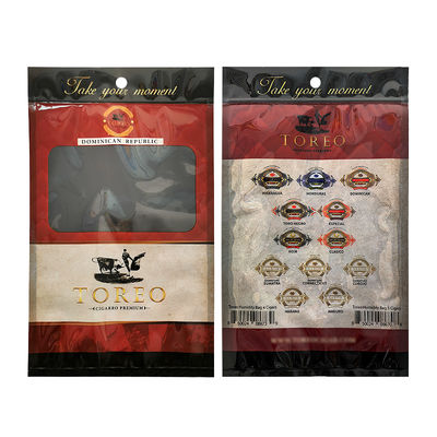 Embalagens personalizadas de charutos Saco de embalagem Saco de folhas de fumo Saco rolante de tabaco Saco de embalagem de tabaco Saco Mylar