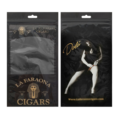 Bolsa de viagem de charuto de couro de luxo personalizado com umidificador portátil de cedro revestido de humidor Saco de controle de umidade Ziplock pouch