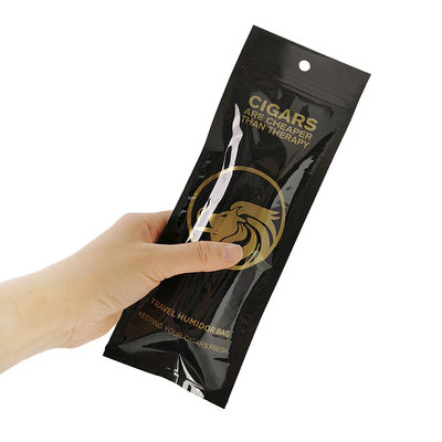 Impressão sob medida Plástico selável Cigarro Caneta de Fumar Embalagem de embalagem individual Saco de embalagem de cigarro único
