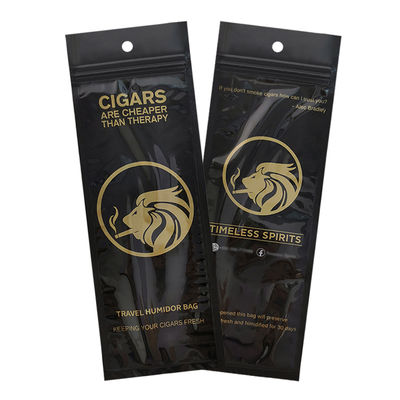 Impressão sob medida Plástico selável Cigarro Caneta de Fumar Embalagem de embalagem individual Saco de embalagem de cigarro único