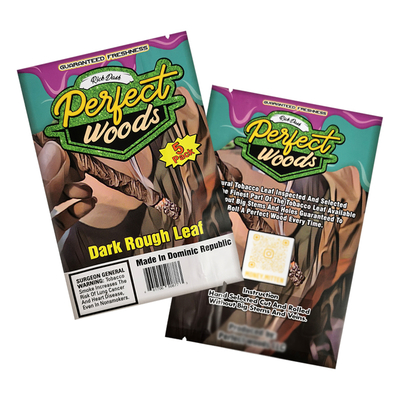 Folha Mylar plástico à prova de odor à prova de humidade de tabaco 30g 50g sacos de embalagem de charutos com entalhe de lágrima