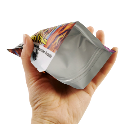 Logotipo Personalizado  Saco de Mylar de Folha Selada a Calor Embalagem de Tabaco para Umidade Zíper Plástico Humidor Sacos Ziplock para Charutos