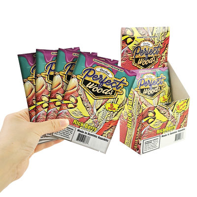 Fabrica Venda Direta Embalagem Saco de charuto Saco de ouro Material de tabaco Saco de plástico com alta qualidade