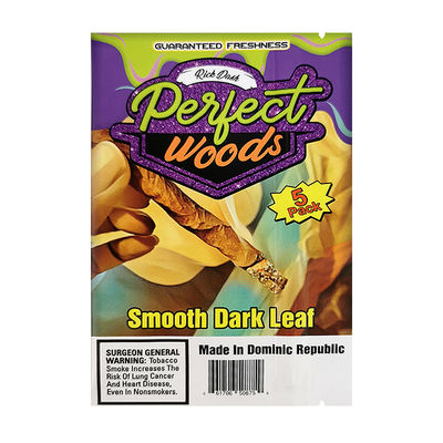 Logotipo personalizado Folha de selos térmicos Saco Mylar Umidade Embalagem de tabaco Zip Humidor de plástico Cigarro Ziplock Sacos de humidade de charutos