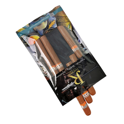 Acessórios para fumar de enrolar à mão em plástico com impressão personalizada Bolsa de viagem para tabaco e charuto personalizada para embalagem