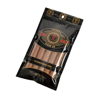 Acessórios para fumar de enrolar à mão em plástico com impressão personalizada Bolsa de viagem para tabaco e charuto personalizada para embalagem