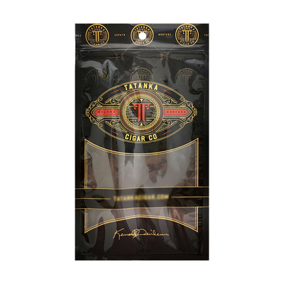 Acessórios para fumar de enrolar à mão em plástico com impressão personalizada Bolsa de viagem para tabaco e charuto personalizada para embalagem