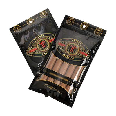 Acessórios para fumar de enrolar à mão em plástico com impressão personalizada Bolsa de viagem para tabaco e charuto personalizada para embalagem