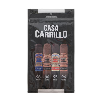 Bolsa de viagem de charuto de couro de luxo personalizado com umidificador portátil de cedro revestido de humidor Saco de controle de umidade Ziplock pouch