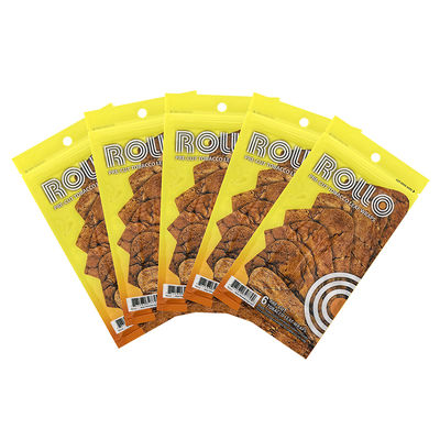 Malote plástico Resealable do humidificador do charuto com furo do punho de janela