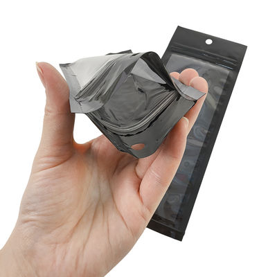 Sacos de charuto com fecho zip Mylar personalizados, seláveis, de plástico, para acessórios de fumo de enrolar à mão, embalagens para alimentos hidratantes