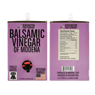 Saco de Bebida Transparente de Alumínio Personalizado 5L para Embalagem de Suco, Bolsa para Bebida e Vinho em Caixa