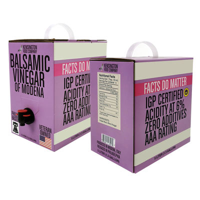 Saco de Bebida Transparente de Alumínio Personalizado 5L para Embalagem de Suco, Bolsa para Bebida e Vinho em Caixa