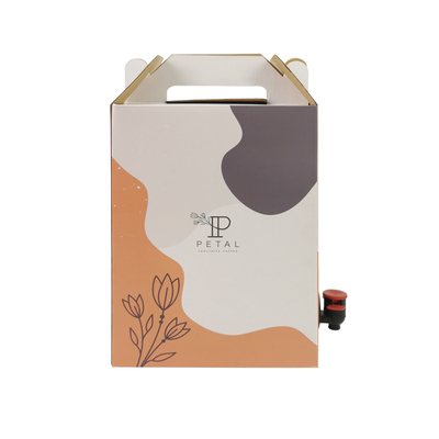 1L/2L/3L Caixa de café personalizada Caixa de café descartável em caixa com dispensador de válvula