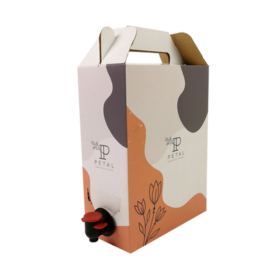 1L/2L/3L Caixa de café personalizada Caixa de café descartável em caixa com dispensador de válvula