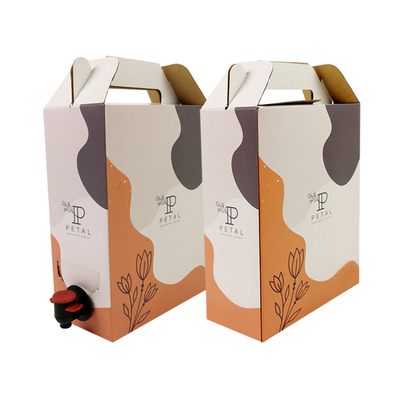 1L/2L/3L Caixa de café personalizada Caixa de café descartável em caixa com dispensador de válvula