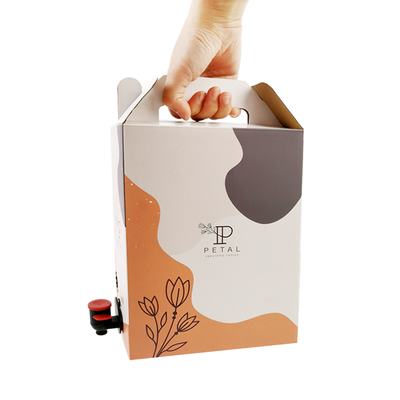 1L/2L/3L Caixa de café personalizada Caixa de café descartável em caixa com dispensador de válvula