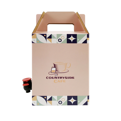 2L 3L 5L cartão de papel descartável embalagem de café refrigerado caixa de sumo caixa de distribuição saco em caixa saco asséptico