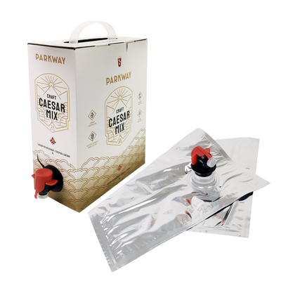 1L 1.5L 2L 3L 5L 96OZ BIB BAG Saco descartável em caixa CháSucos de café para ir Caixa de papel embalagem com dispensador