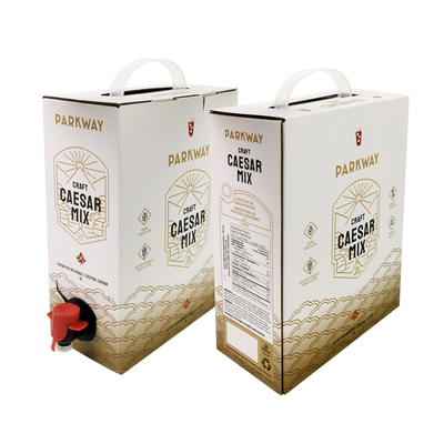 1L 1.5L 2L 3L 5L 96OZ BIB BAG Saco descartável em caixa CháSucos de café para ir Caixa de papel embalagem com dispensador
