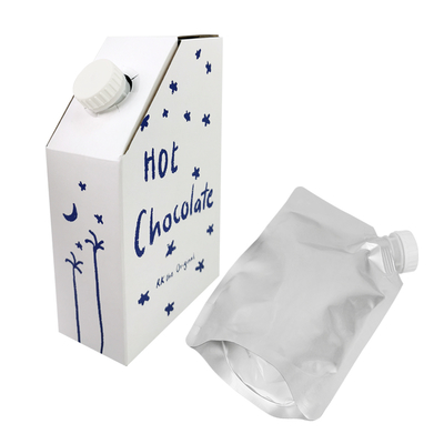 1L 3L 5L Caixa de café de papel Kraft Caixa de café BIB Caixa de café Caixa de café descartável Caixa de café em caixa Com válvula Dispensador de líquido