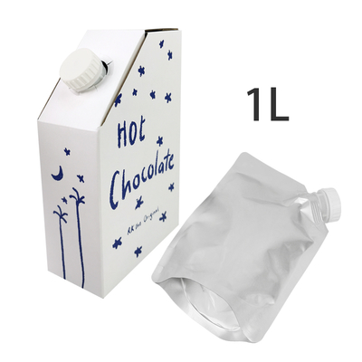 1L 3L 5L Caixa de café de papel Kraft Caixa de café BIB Caixa de café Caixa de café descartável Caixa de café em caixa Com válvula Dispensador de líquido