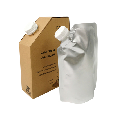 Saco de Bebida Descartável com Alça 1L/2L/3L/5L, Saco para Café com Válvula, Caixa de Vinho com Dispensador para Café