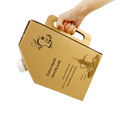 Saco de Bebida Descartável com Alça 1L/2L/3L/5L, Saco para Café com Válvula, Caixa de Vinho com Dispensador para Café