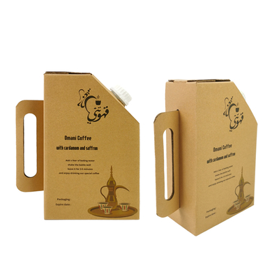 Saco de Bebida Descartável com Alça 1L/2L/3L/5L, Saco para Café com Válvula, Caixa de Vinho com Dispensador para Café