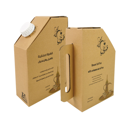 Saco de Bebida Descartável com Alça 1L/2L/3L/5L, Saco para Café com Válvula, Caixa de Vinho com Dispensador para Café