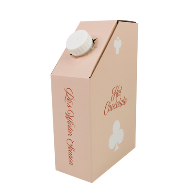 1L 1.5L 2L 3L 5L 96OZ BIB BAG Saco descartável em caixa CháSucos de café para ir Caixa de papel embalagem com dispensador