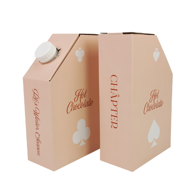 1L 1.5L 2L 3L 5L 96OZ BIB BAG Saco descartável em caixa CháSucos de café para ir Caixa de papel embalagem com dispensador
