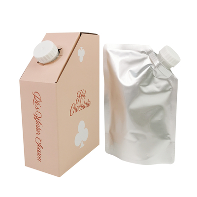 1L 1.5L 2L 3L 5L 96OZ BIB BAG Saco descartável em caixa CháSucos de café para ir Caixa de papel embalagem com dispensador
