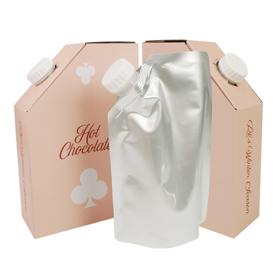 1L 1.5L 2L 3L 5L 96OZ BIB BAG Saco descartável em caixa CháSucos de café para ir Caixa de papel embalagem com dispensador