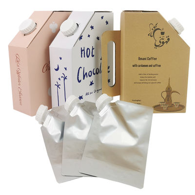 Saco BIB de Plástico em Caixa 1L Embalagem Líquida para Café Quente