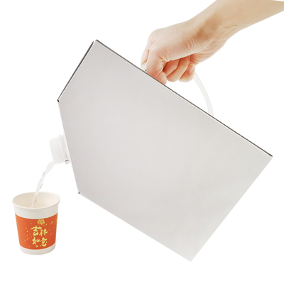 1L 3L 5L Caixa de café de papel Kraft Caixa de café BIB Caixa de café Caixa de café descartável Caixa de café em caixa Com válvula Dispensador de líquido