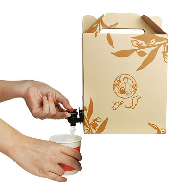 Dispensador de café gelado com impressão personalizada feito de plástico para necessidades personalizadas