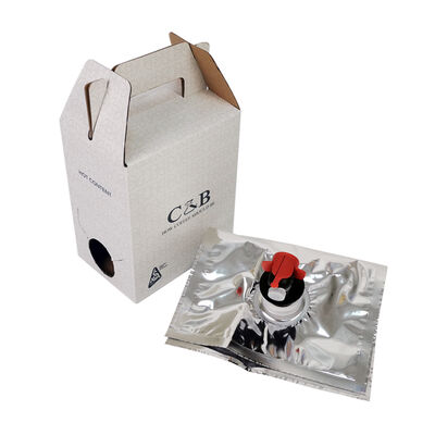 Saco de distribuição fácil em caixa com cachimbo e sem alça para embalagens versáteis